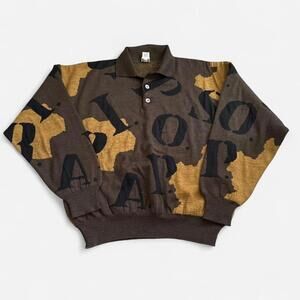 Vintage Bill Robin Patterned Polo Swearer